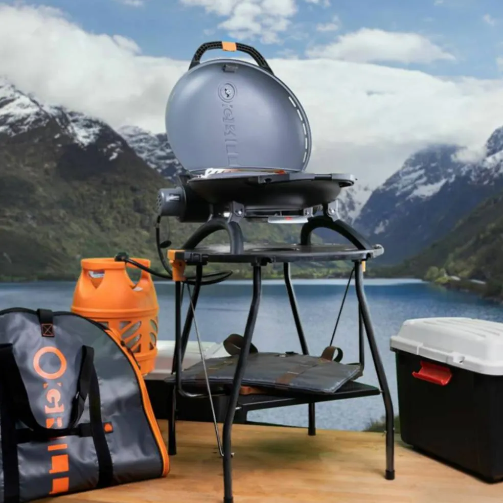 Bærbar gassgrill 500, oransje