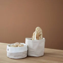 Brødpose Stor Svart/sand