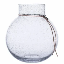 Bubblig glassvase 14 cm