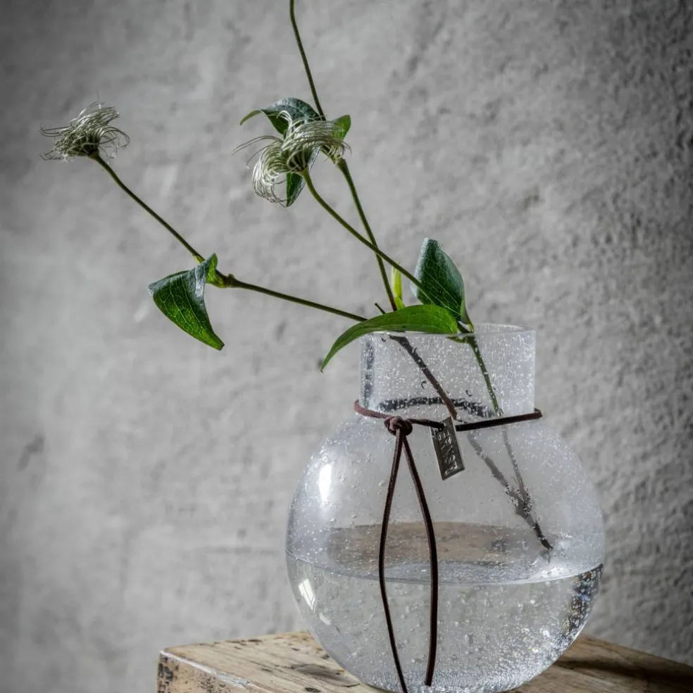 Bubblig glassvase 22 cm