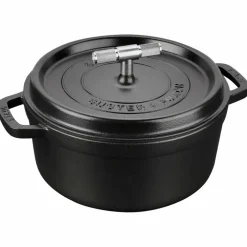 Buster+Punch rund gryte 24 cm, stålknott