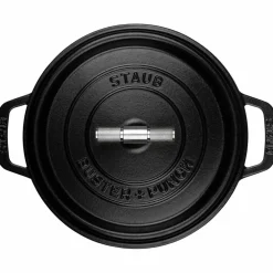 Buster+Punch rund gryte 28 cm, stålknott