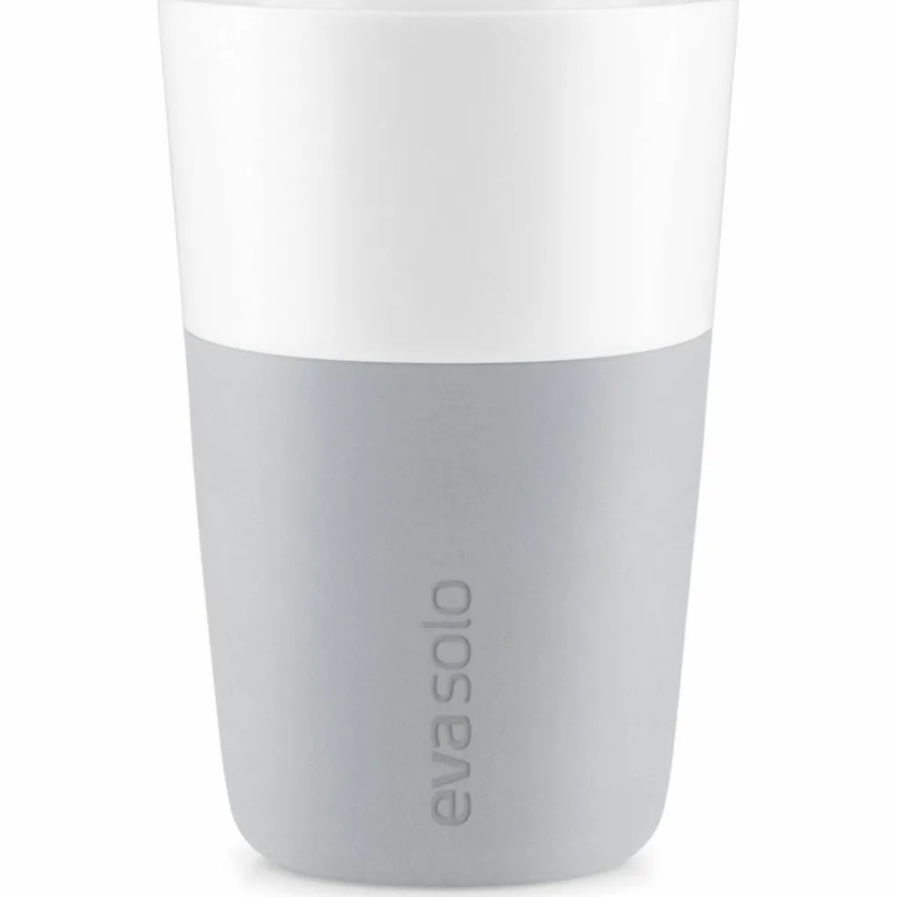 Café Latte krus, 2 stk. Mable grey