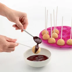 Cake Pops-form i silikon, rosa