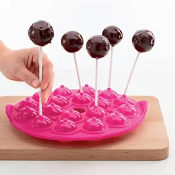 Cake Pops-form i silikon, rosa