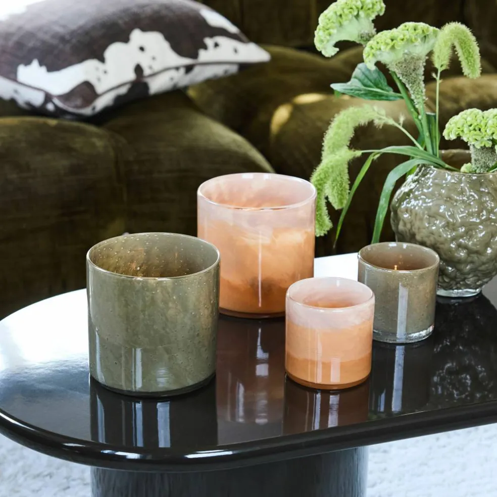 Calore telysholder medium, lyseblå