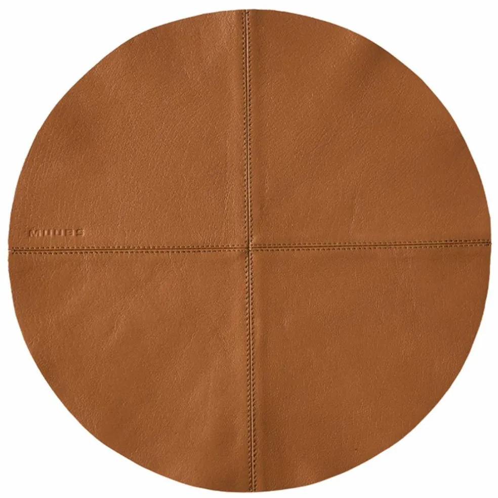 Camou rund kuvertbrikke, camel