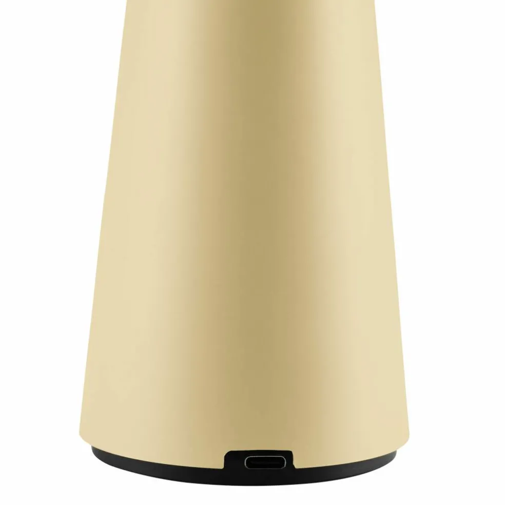 Cannes bærbar bordlampe, oat yellow