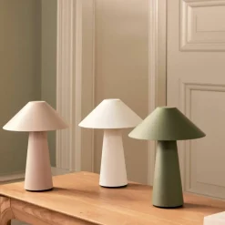 Cannes IP44 bærbar bordlampe, grønn