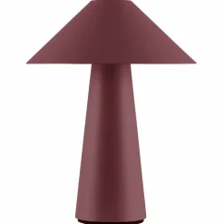 Cannes portabel bordlampe, burgundy