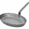 CARBONE PLUS Oval Stekepanne/Fiskepanne