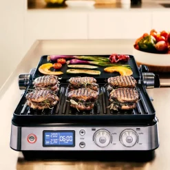 CG9047 MultiGrill 9 Elektriskgrill, sølv