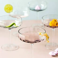 Champagne-/cocktailglass 30 cl, grønn