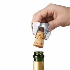 Champagneåpner, matte chrome