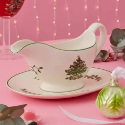 Christmas Tree sausekanne med fat 31 cl