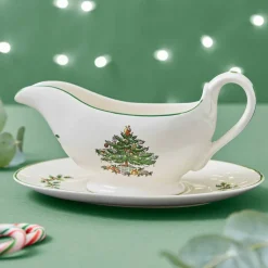 Christmas Tree sausekanne med fat 31 cl