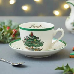 Christmas Tree tekopp med fat