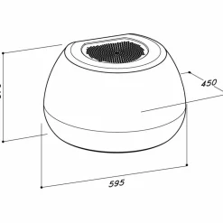 Chubby veggventilator, messing