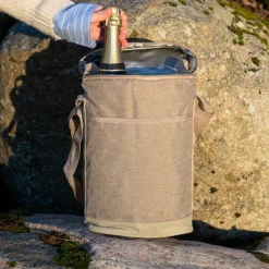 City høy kjølebag, beige