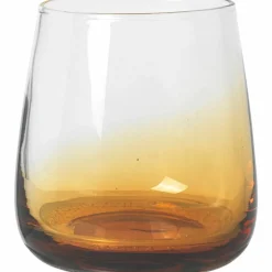 35 cl. Amber munnblåst drikkeglass
