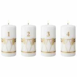 Classic Christmas 2026 adventslys 4 stk, silver