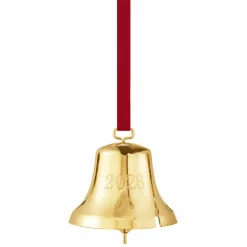 Classic Christmas 2026 juleklokke, gull