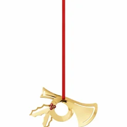 Classic Christmas 2026 posthorn julepynt, gull