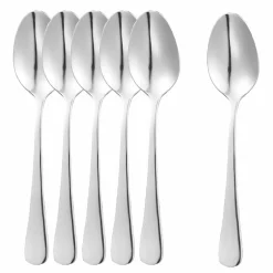 Classic kaffeskjeer 14 cm x 6 stk, rustfritt stål