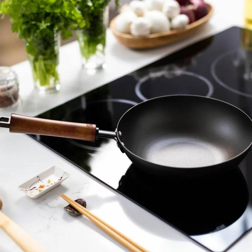 Classic Stir Fry-panne 30 cm, karbonstål