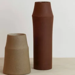 Clay vase 32 cm, terrakotta