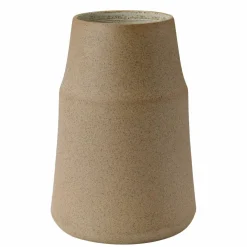 Clay vase 18 cm, warm sand