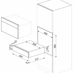 15cm Classic Oppbevaringsskuff med Sommelierinnsats