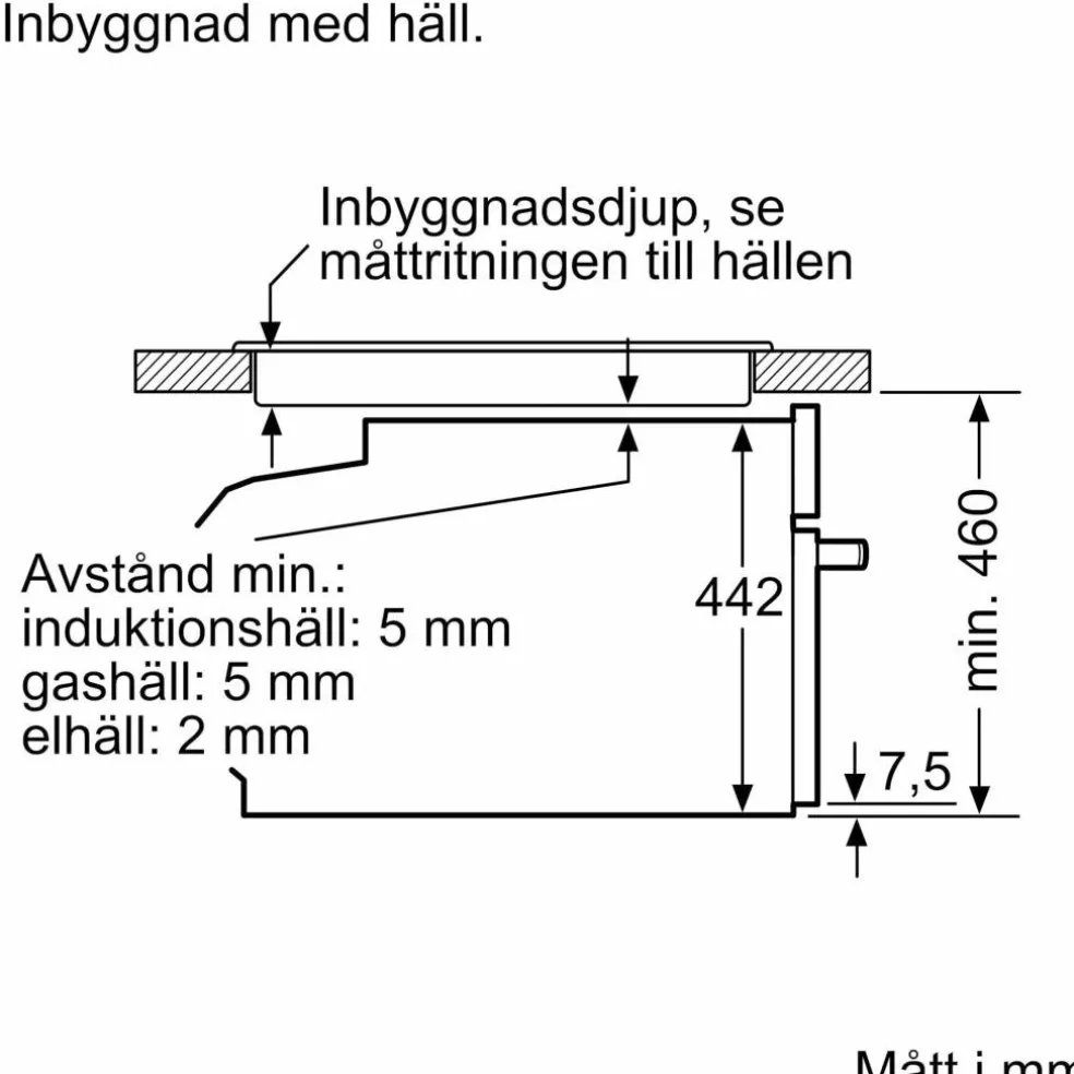CM724G1B1 iQ700 kompakt ovn/mikrobølgeovn, svart