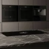 CM45MOD2WTB Modern integrert kaffemaskin, svart glass