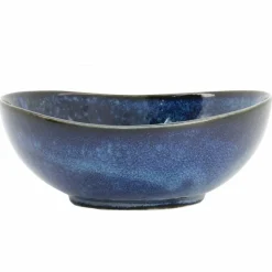 Cobalt Blue oval skål, 14 cm