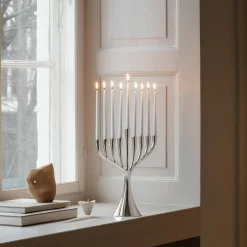 Cobra Menorah lysestake