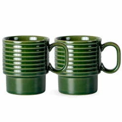Coffee & More kaffekrus 2-pack, grønn