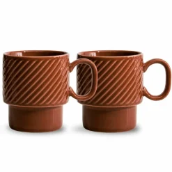 Coffee & More kaffekrus 2-pack, terracotta