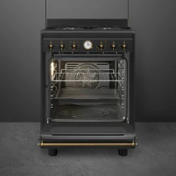 CO60GMAN2 Colonial gasskomfyr 60 cm, antrasitt