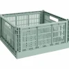 Colour Crate Large Square oppbevaringsboks, bordeaux