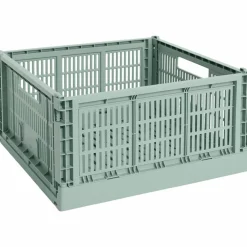 Colour Crate Large Square oppbevaringsboks, sage green