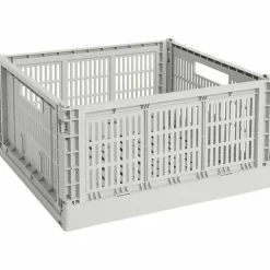 Colour Crate Large Square oppbevaringsboks, grey