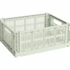 Colour Crate Medium oppbevaringsboks, light yellow