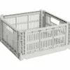 Colour Crate Medium Square oppbevaringsboks, off-white
