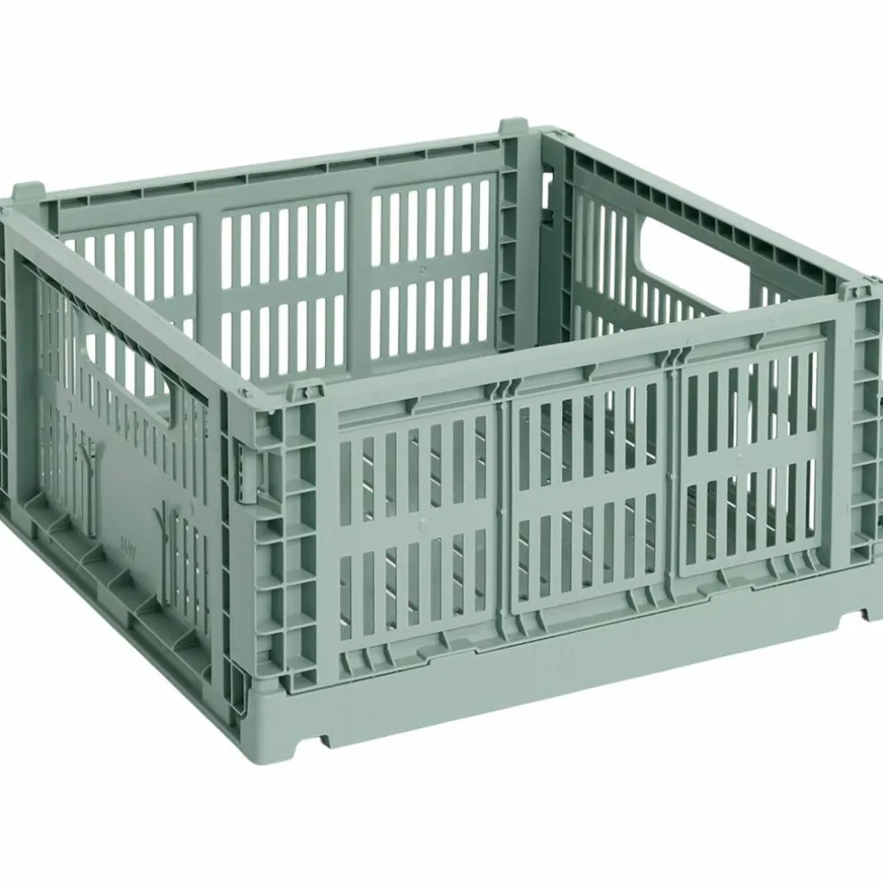 Colour Crate Medium Square oppbevaringsboks, dark green