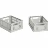 Colour Crate Mini oppbevaringsbokser 2 stk, dusty blue