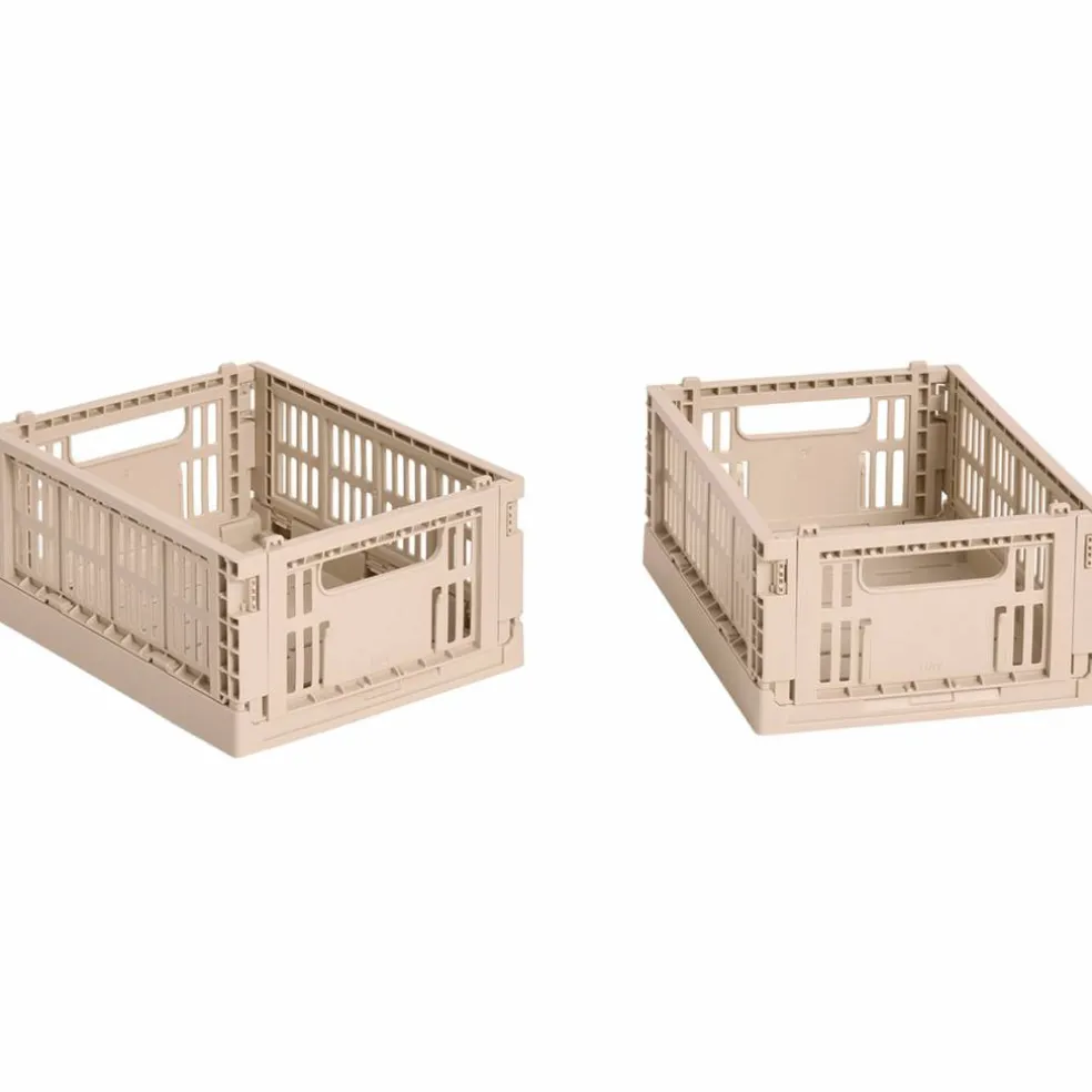Colour Crate Mini oppbevaringsbokser 2 stk, charcoal