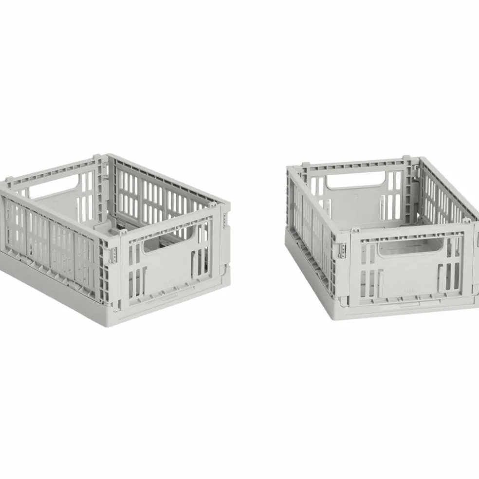 Colour Crate Mini oppbevaringsbokser 2 stk, charcoal