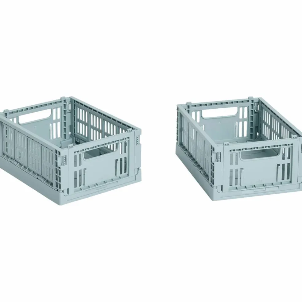 Colour Crate Mini oppbevaringsbokser 2 stk, charcoal