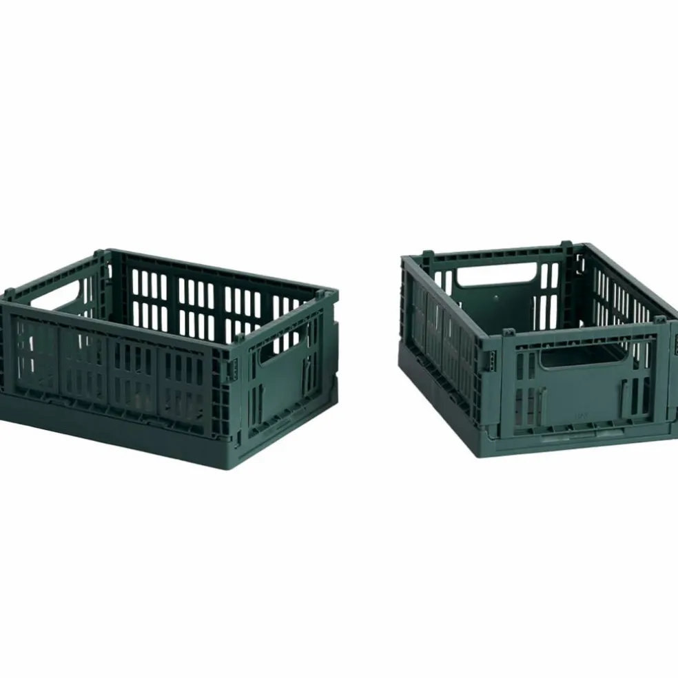 Colour Crate Mini oppbevaringsbokser 2 stk, charcoal